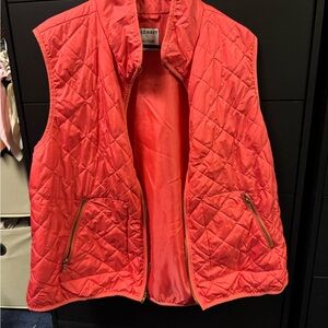 Old Navy Red Quilted Vest Lightweight Casual